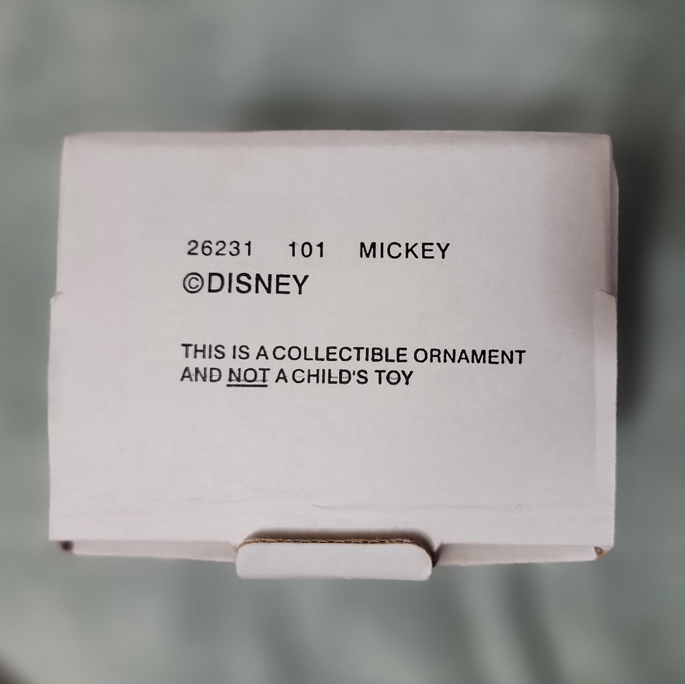 DISNEY MICKEY collectible ornament